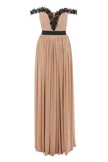 Topshop *bardot Sweetheart Maxi Dress By Rare