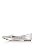 Topshop Van Stitch Point Ballet Shoe
