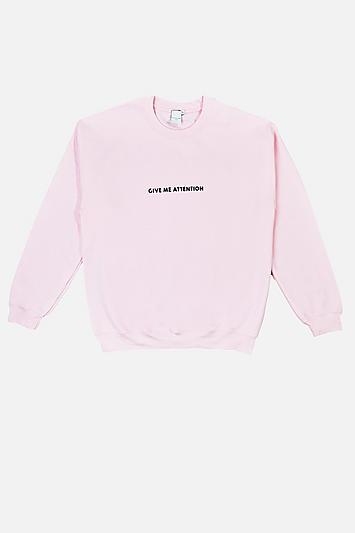 Topshop *give Me Attention Sweatshirt By Skinnydip