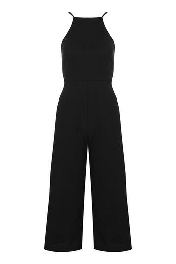 Topshop *bar Back Wide Leg Jumpsuit By Oh My Love