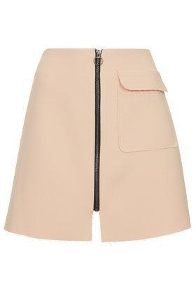 Topshop Petite Patch Pocket A-line Skirt
