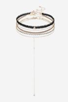 Topshop Stud And Drop Choker Necklace Pack