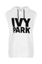 Topshop Sleeveless Oversized Logo Hoodie By Ivy Park