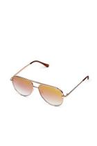 Topshop *rose & Gold High Key Mini Sunglasses By Quay