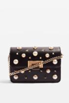 Topshop Ruby Pearl Studded Cross Body Bag