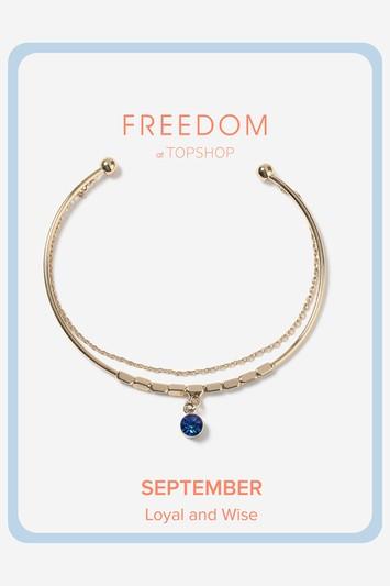 Topshop Sapphire September Birthstone Bracelet