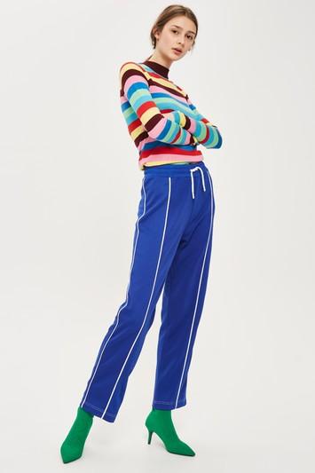 Topshop Petite Seam Detail Track Pants