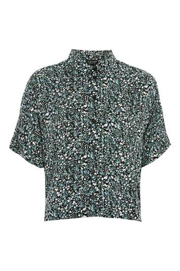 Topshop Ditsy Floral Print Shirt