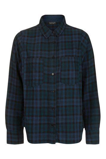 Topshop Check Pyjama Shirt