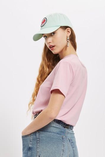 Topshop Curve Brim Logo Cap By New Balance
