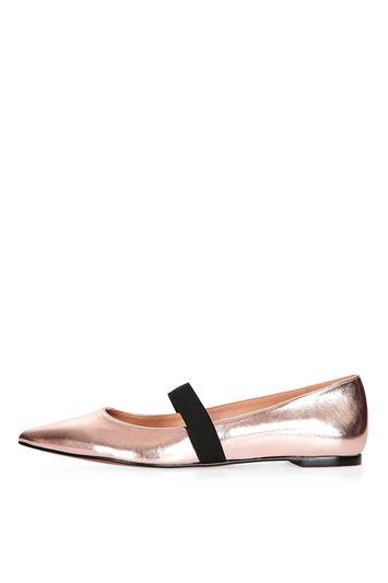 Topshop Ashley Pointed Elastic Shoe