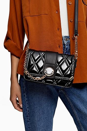 Topshop Coleen Quilted Cross Body Bag
