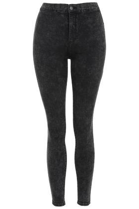 Topshop Petite Moto Acid Joni Jeans