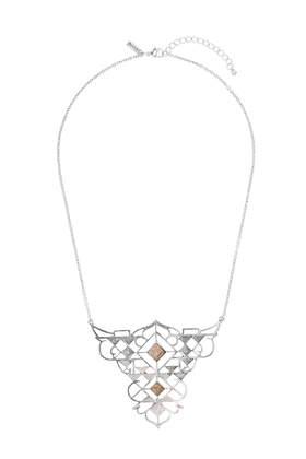 Topshop Cut-out Druzy Necklace