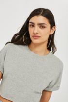 Topshop Cut Off Cropped T-shirt