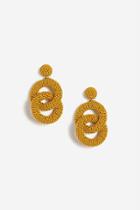 Topshop Beaded Loop Earrings