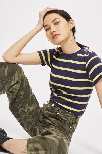 Topshop 70s Striped T-shirt
