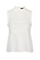 Topshop Lace Poet Style Top