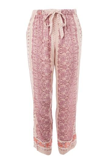 Topshop Bohemian Floral Print Trousers