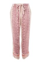 Topshop Bohemian Floral Print Trousers