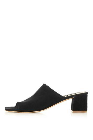 Topshop Nino Suede Unlined Mules