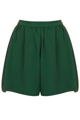 Topshop Forest Green Culotte Shorts