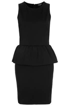 Topshop Peplum Bodycon Dress