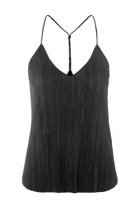 Topshop Crinkle V-neck Cami