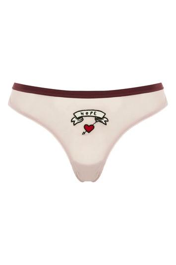 Topshop Nope Mini Knickers