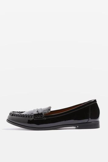 Topshop Ladybird Patent Loafers