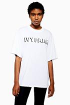 Topshop Shaddow Logo T-shirt By Ivy Park