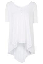 Topshop Slubby Cotton Henley By Who We Are