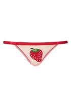 Topshop Strawberry Applique Mini Knickers