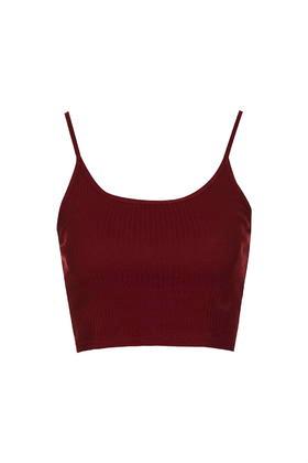 Topshop Cropped Ribbed Cami