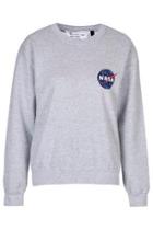 Topshop Nasa Distressed Sweater By Tee & Cake