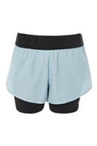 Topshop Perforated Layer Running Shorts By Ivy Park