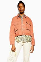 Topshop Tall Blush Shacket