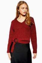 Topshop Super Soft Buckle Hem Jumper