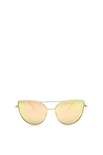 Skinny Dip *mia Rose Gold Cateye Sunglasses By Skinnydip