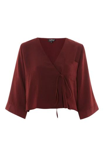 Topshop Petite Tie Shirt