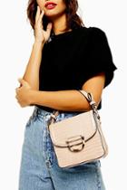 Topshop Carrie Stone Crocodile Shoulder Bag