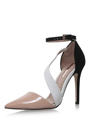 Topshop *arielle Nude High Heel Sandals By Miss Kg