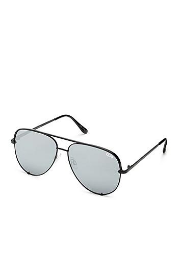 Quay Sunglasses *silver Mini Sunglasses By Quay X Desi