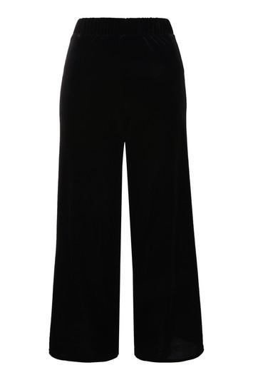 Topshop Cropped Velvet Trousers