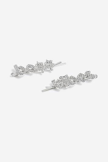Topshop *boss Vibes Hair Slide Clips