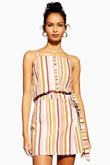 Topshop Striped Camisole Top