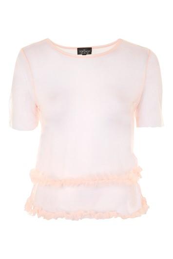 Topshop Tall Tutu Sheer T-shirt