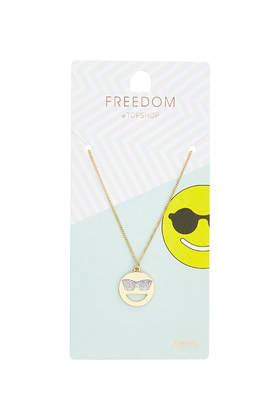 Topshop Sunglasses Face Ditsy Necklace