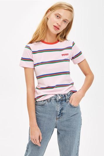 Topshop Love Stripe T-shirt