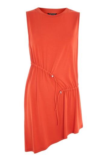 Topshop Sleeveless Ruched Tunic